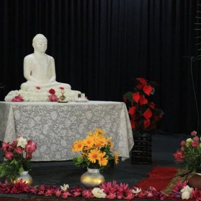 The sermon delivered by Venerable Amitadeepa at Kannaggara hall